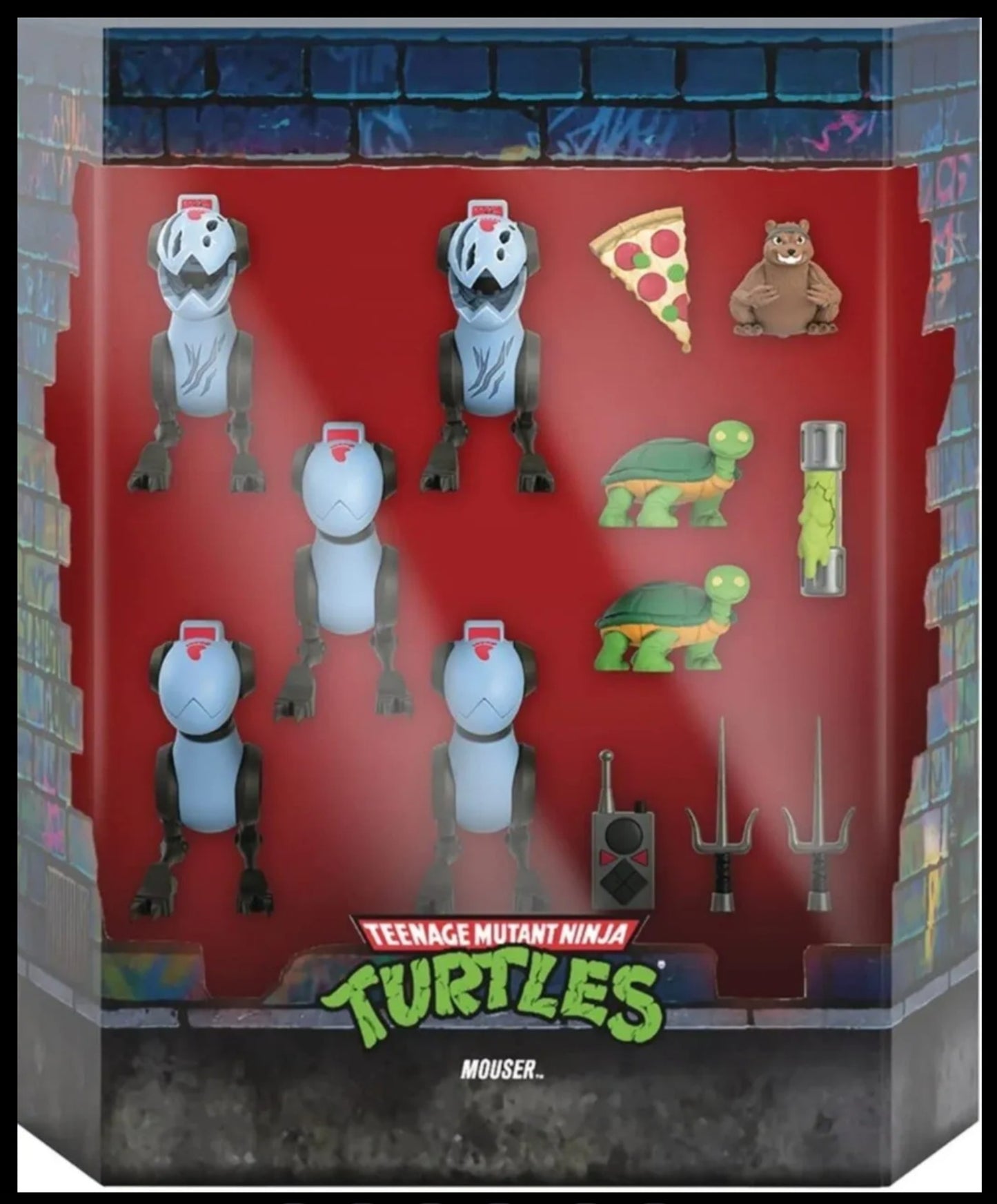 Super 7 Teenage Mutant Ninja Turtles: MOUSER 5 Pack