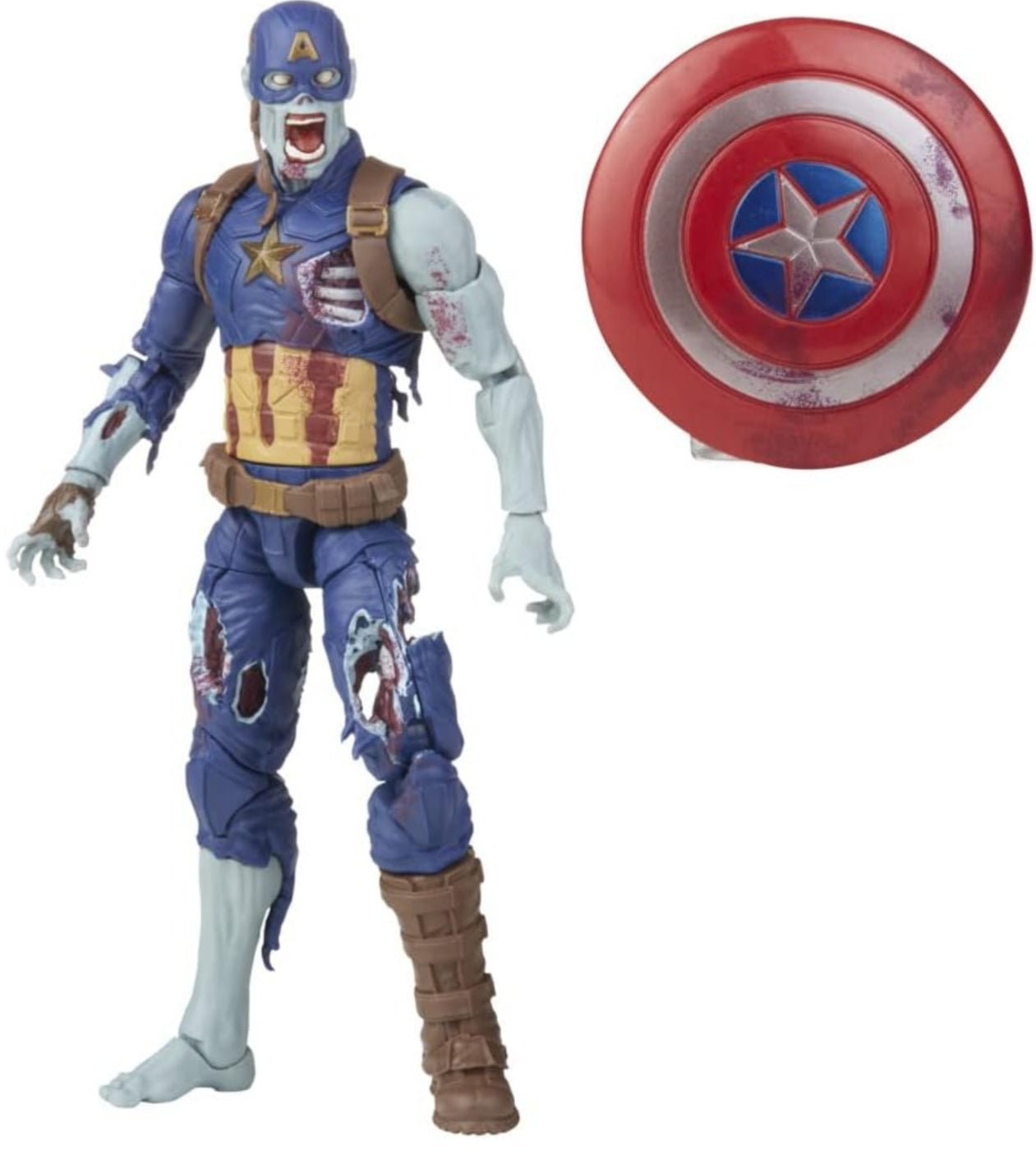 Hasbro Marvel Legends Konshu Wave: ZOMBIE CAPTAIN AMERICA 6inch Action Figure