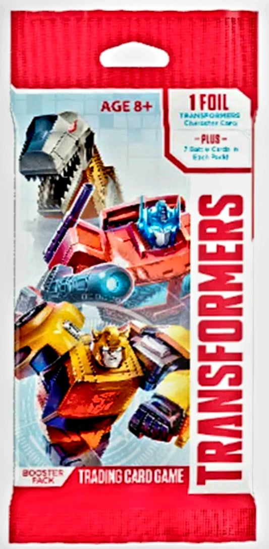 Transformers TCG Booster Pack: ONE FOIL PER PACK - Plus 7 Battle Cards