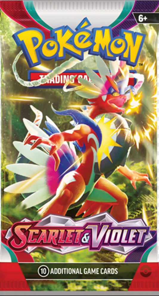 Pokémon TCG Booster Pack: SCARLET & VIOLET - 10 Cards Per Pack