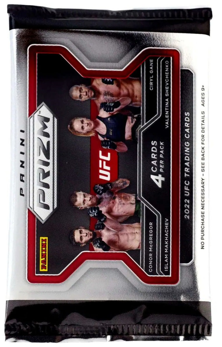 Panini Prizm Blaster Booster: 2022 UFC Trading Cards - ALL FOILS - 4 Per Pack