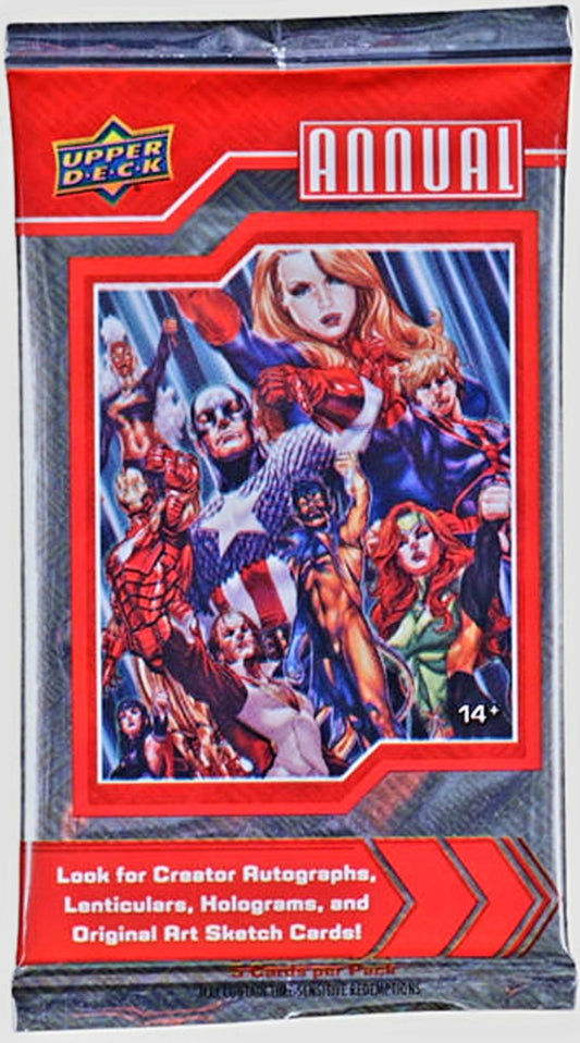 Upper Deck Marvel Trading Cards: MARVEL ANNUAL - 5 Cards Per Pack