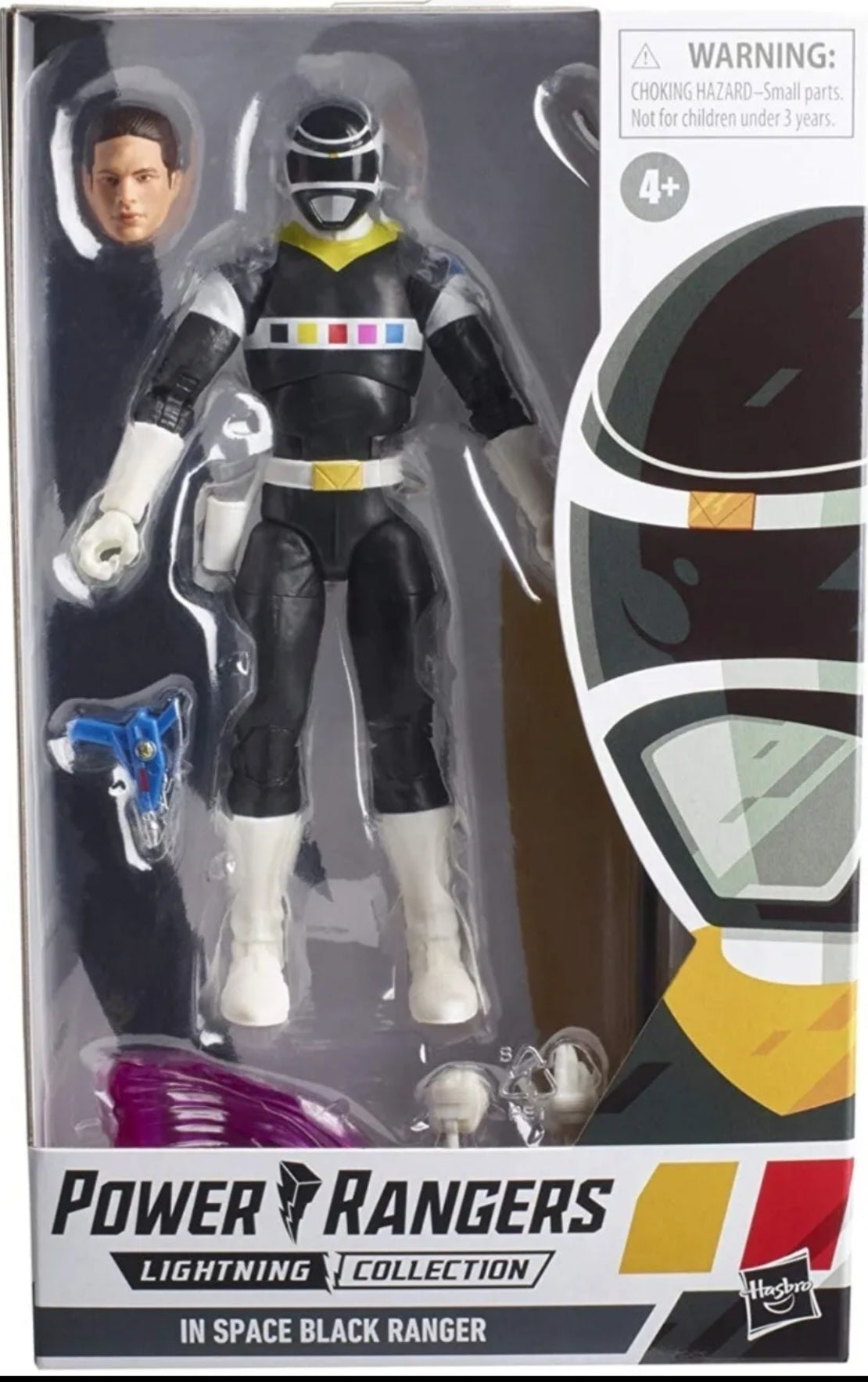Hasbro Power Rangers Lightning Collection: IN SPACE BLACK RANGER 6inch Figure