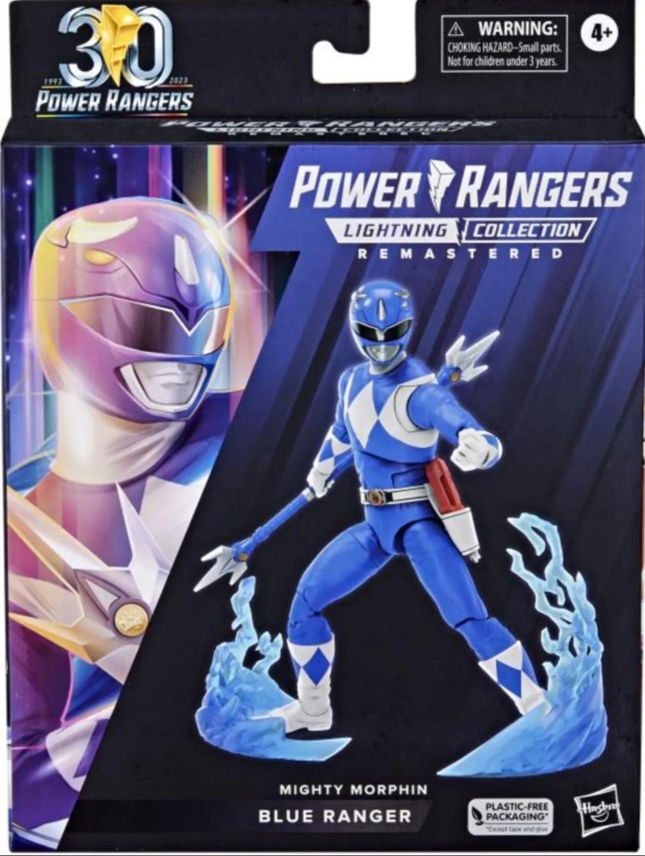 Hasbro Lightning Collection Remastered: MIGHTY MORPHIN BLUE RANGER 6inch Figure