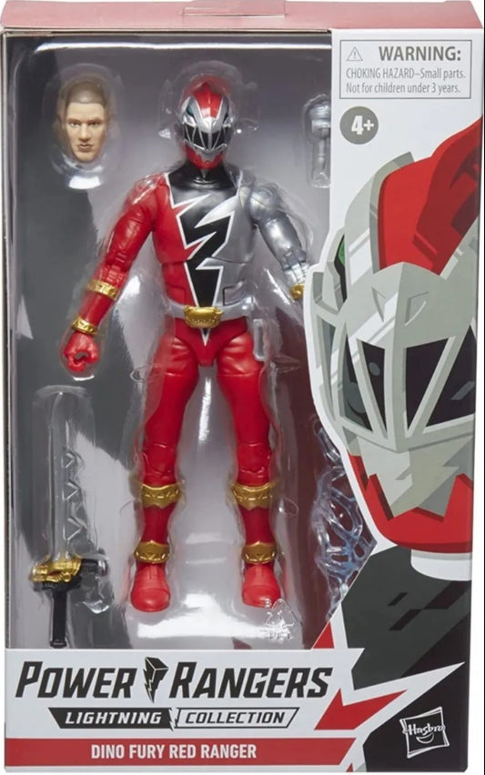 Hasbro Power Rangers Lightning Collection: DINO FURY RED RANGER 6inch Figure