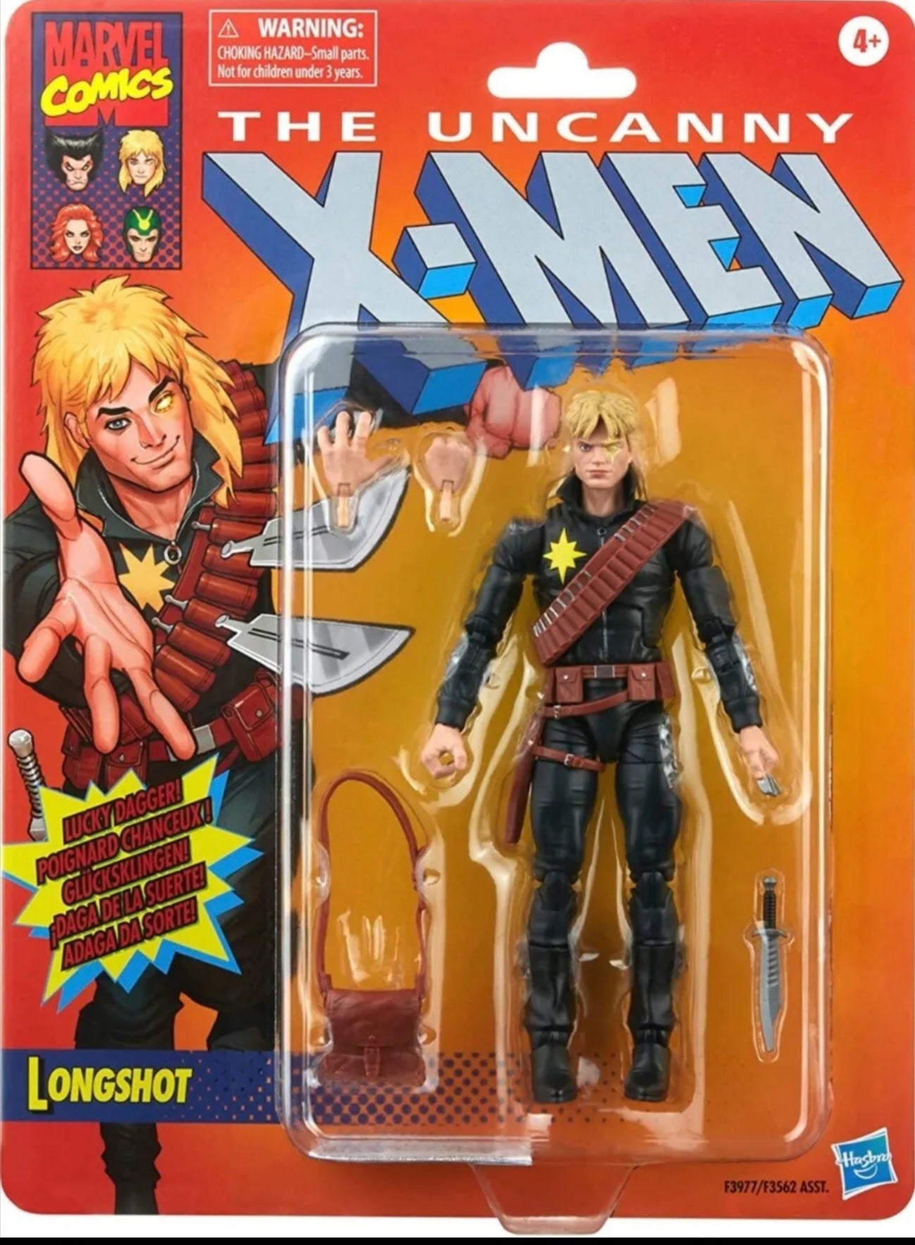 Hasbro Marvel Legends X-Men Retro: LONGSHOT 6inch Action Figure