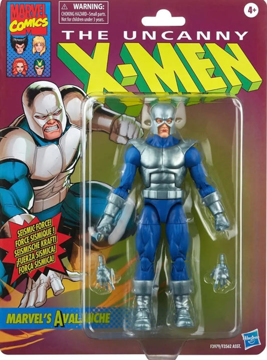 Hasbro Marvel Legends X-Men Retro: AVALANCHE 6inch Action Figure