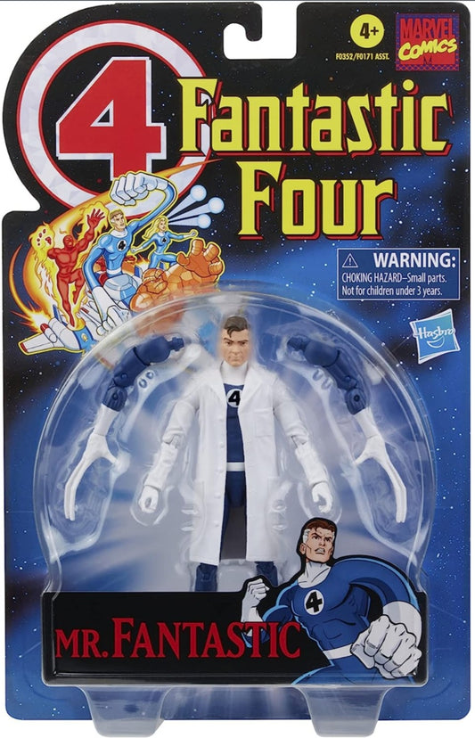 Hasbro Marvel Legends Retro: MISTER FANTASTIC 6inch Action Figure