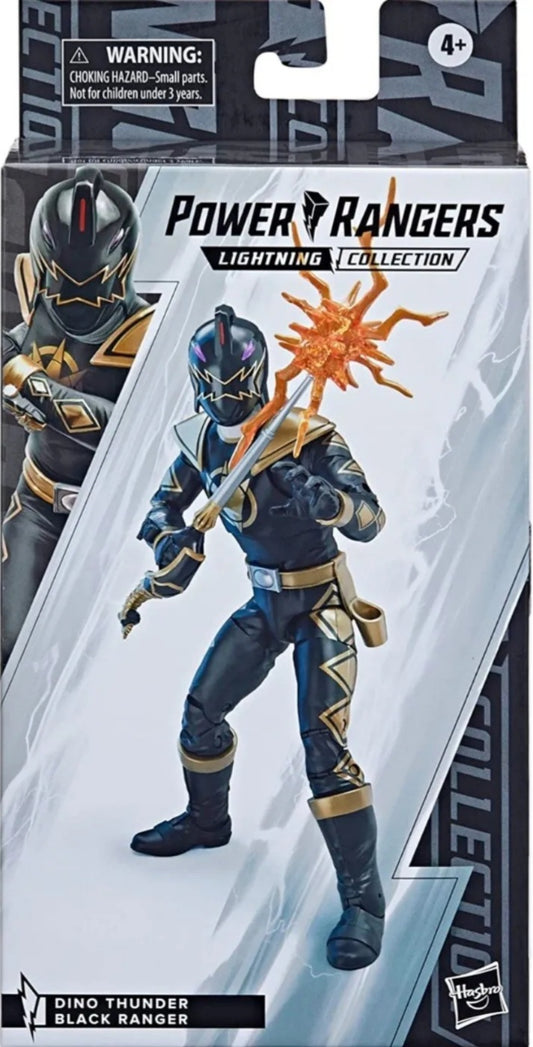 Hasbro Power Rangers Lightning Collection: DINO THUNDER BLACK RANGER 6inch Fig
