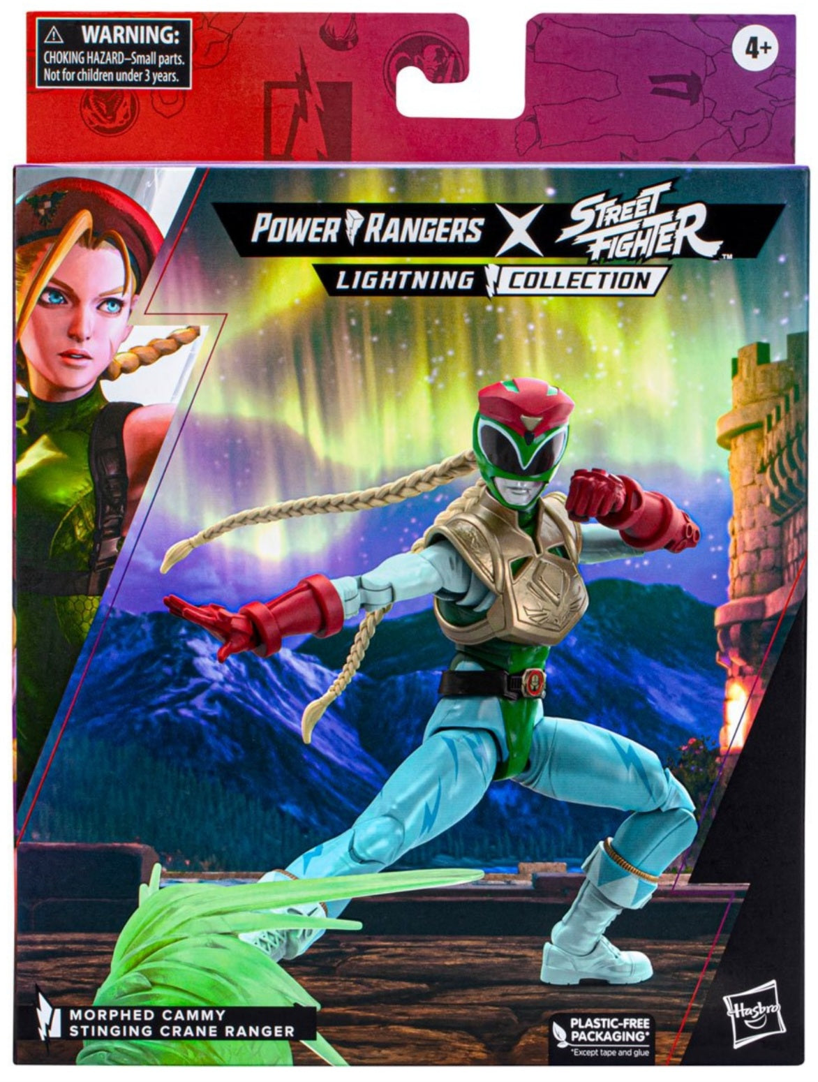 Hasbro Power Rangers Street Fighter: MORPHED CAMMY STINGING CRANE RANGER 6in