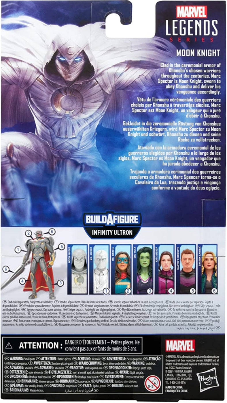 Hasbro Marvel Legends Infinity Ultron Wave: MOON KNIGHT 6inch Action Figure