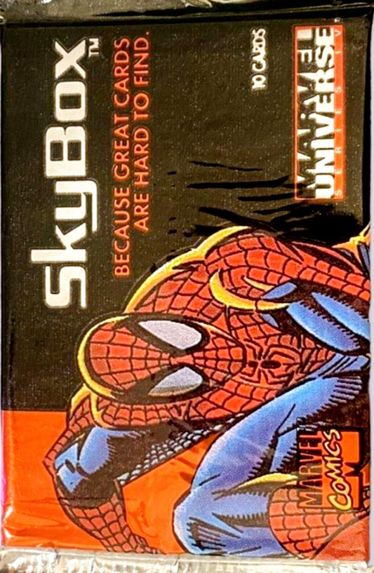 Skybox Trading Cards: MARVEL UNIVERSE SERIES IV - 10 Cards Per Pack